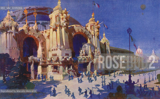 Expo History, Milan 1906. Gallery of the work, watercolor by Mario Stroppa / Storia dellExpo, Milano 1906. La galleria del lavoro, acquerello di Mario Stroppa - Reproduced by Marcello Mencarini
/Rosebud2