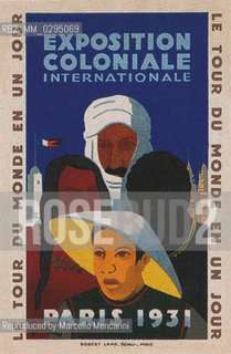 Expo History, Paris 1931. World tour in a day: poster by Victor Jean Desmeures / Storia dellExpo, Parigi 1931. Il giro del mondo in un giorno: manifesto di Victor Jean Desmeures - Reproduced by Marcello Mencarini
/Rosebud2