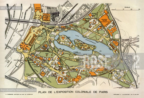 Expo History, Paris 1931. Plan of the exposition / Storia dellExpo, Parigi 1931. Pianta dellesposizione - Reproduced by Marcello Mencarini
/Rosebud2