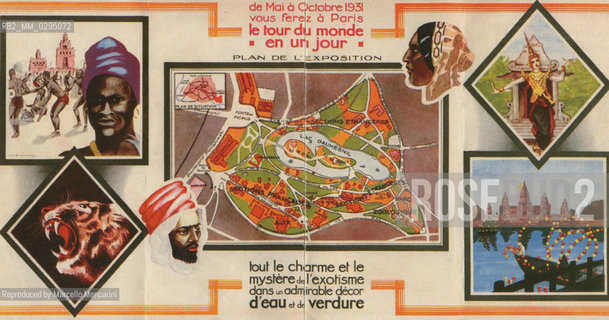 Expo History, Paris 1931. Some pages of the official schedule / Storia dellExpo, Parigi 1931. Pagine del programma ufficiale  - Reproduced by Marcello Mencarini
/Rosebud2
