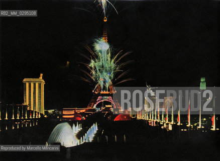 Expo History, Paris 1937. Lighting by night / Storia dellExpo, Parigi 1937. Illuminazione notturna - Reproduced by Marcello Mencarini
/Rosebud2