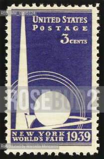 Expo History, New York 1939-1940. Stamp / Storia dellExpo, New York 1939-1940. Francobollo  - Reproduced by Marcello Mencarini
/Rosebud2
