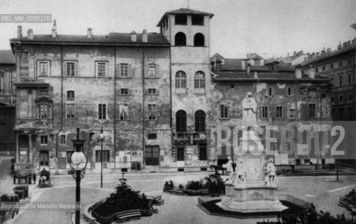 Milan International Exhibition in 1906. Palazzo Marino before completion of the façade / Esposizione Internazionale di Milano del 1906. Palazzo Marino prima del completamento della facciata - Reproduced by Marcello Mencarini
/Rosebud2