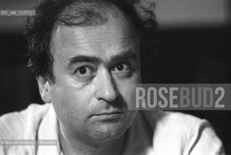 French cartoonist Georges Wolinski (about 1980) / Il fumettista francese Georges Wolinski (1980 circa) - ©Marcello Mencarini/Rosebud2