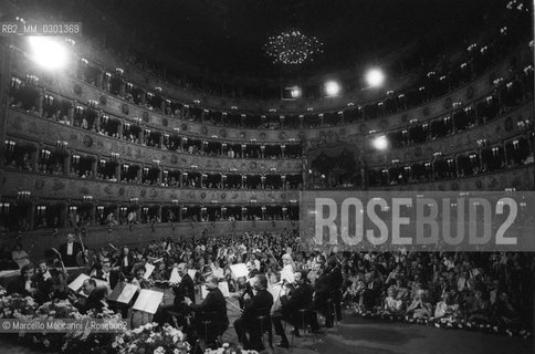 Venice, 1983. Interior of La Fenice Theater / Venezia, 1983. Interno del Teatro la Fenice - ©Marcello Mencarini/Rosebud2