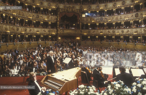 Venice, 1983. Interior of La Fenice Theater / Venezia, 1983. Interno del Teatro la Fenice - ©Marcello Mencarini/Rosebud2
