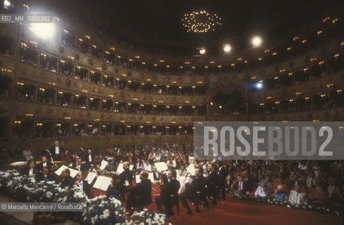 Venice, 1983. Interior of La Fenice Theater / Venezia, 1983. Interno del Teatro la Fenice - ©Marcello Mencarini/Rosebud2