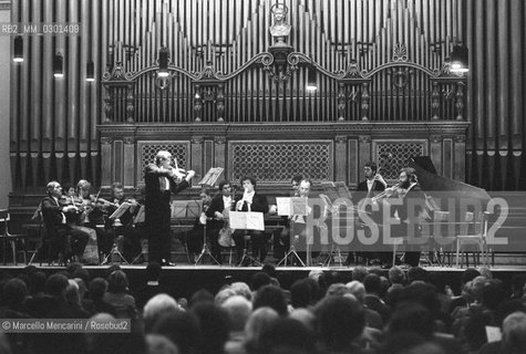 Rome, Concert hall of the Conservatory of Santa Cecilia at via dei Greci (about 1980) / Roma, Sala da concerti del Conservatorio Santa Cecilia in via dei Greci (1980 circa) - ©Marcello Mencarini/Rosebud2