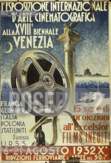 Poster of first Venice Film Festival 1932 / Manifesto della prima Mostra del Cinema di Venezia 1932 - Reproduced by Marcello Mencarini
/Rosebud2