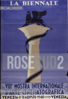 Poster of Venice Film Festival 1940 / Manifesto della Mostra del Cinema di Venezia 1940 - Reproduced by Marcello Mencarini
/Rosebud2