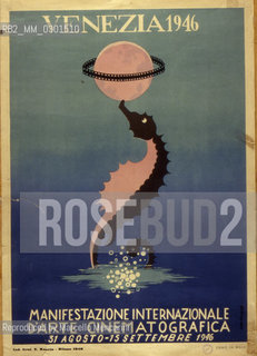 Poster of Venice Film Festival 1946 / Manifesto della Mostra del Cinema di Venezia 1946 - Reproduced by Marcello Mencarini
/Rosebud2