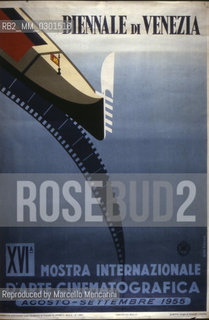 Poster of Venice Film Festival 1955 / Manifesto della Mostra del Cinema di Venezia 1955 - Reproduced by Marcello Mencarini
/Rosebud2