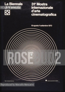 Poster of Venice Film Festival 1970 / Manifesto della Mostra del Cinema di Venezia 1970 - Reproduced by Marcello Mencarini
/Rosebud2