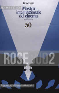 Poster of Venice Film Festival 1982 / Manifesto della Mostra del Cinema di Venezia 1982 - Reproduced by Marcello Mencarini
/Rosebud2