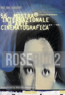 Poster of Venice Film Festival 1999 with an image of actress Asia Argento / Manifesto della Mostra del Cinema di Venezia 1999 con unimmagine dellattrice Asia Argento - Reproduced by Marcello Mencarini
/Rosebud2