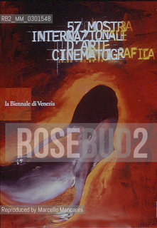 Poster of Venice Film Festival 2000 with an image of actress Asia Argento / Manifesto della Mostra del Cinema di Venezia 2000 con unimmagine dellattrice Asia Argento - Reproduced by Marcello Mencarini
/Rosebud2