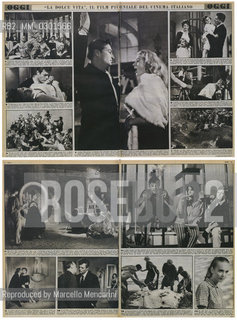 La dolce vita, il film più geniale del cinema italiano: foto di scena pubblicate sulla rivista Oggi dell11 febbraio 1960 / La Dolce Vita, the most brilliant movie of Italian cinema: stills published in the Italian magazine Oggi, February 11, 1960 - Reproduced by Marcello Mencarini
/Rosebud2