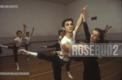 Rome about 1985. National Dance Academy / Roma 1985 circa. Accademia Nazionale di danza - ©Marcello Mencarini/Rosebud2