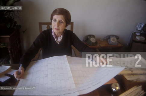 Rome about 1985. Italian dancer and choreographer Giuliana Penzi, director of National Dance Academy / Roma 1985 circa. La balleriana e coreografa Giuliana Penzi, direttrice dellAccademia Nazionale di danza - ©Marcello Mencarini/Rosebud2