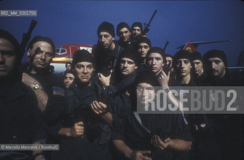 Pisa, 1989. On the set of tv movie Voyage of Terror: The Achille Lauro Affair / Pisa, 1989. Set del film per la tv Il viaggio del terrore: la vera storia dellAchille Lauro - ©Marcello Mencarini/Rosebud2