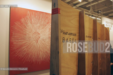 Art Basel, a stand / Art Basel, fiera dellarte moderna e contemporanea di Basilea. Uno stand - ©Marcello Mencarini/Rosebud2