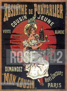 Advertising label by Ogé fo a brand of absinthe spirit / Etichetta pubblicitaria ideata da Ogé per una marca di assenzio - Reproduced by Marcello MENCARINI
/Rosebud2