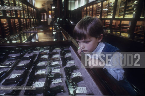 Brescia, April 1990. Museum of Beretta weapons factory / Brescia, aprile 1990. Museo della Fabbrica darmi Beretta - ©Marcello Mencarini/Rosebud2
