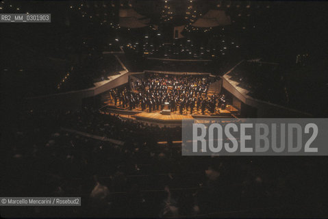 Berlin, 1992. Berliner Philharmoniker in the Berlin Philharmonie conducted by James Levine / Berlino, 1992. I Berliner Philharmoniker alla Berlin Philharmonie diretti da James Levine - ©Marcello Mencarini/Rosebud2