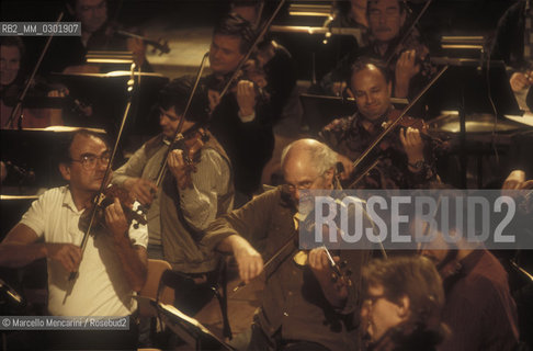 Berlin, 1996. Berliner Philharmoniker in the Berlin Philharmonie / Berlino, 1996. I Berliner Philharmoniker alla Berlin Philharmonie - ©Marcello Mencarini/Rosebud2