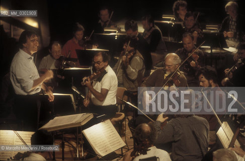 Berlin, 1996. Berliner Philharmoniker in the Berlin Philharmonie conducted by Claudio Abbado / Berlino, 1996. I Berliner Philharmoniker alla Berlin Philharmonie diretti da Claudio Abbado - ©Marcello Mencarini/Rosebud2