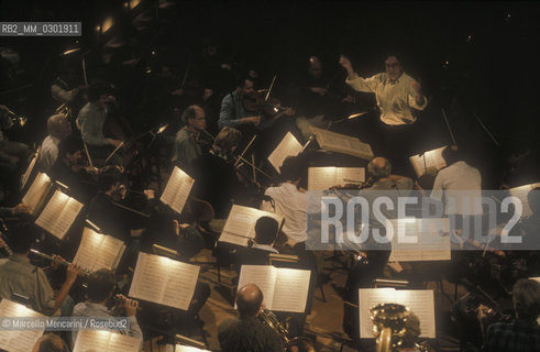 Berlin, 1996. Berliner Philharmoniker in the Berlin Philharmonie conducted by Claudio Abbado / Berlino, 1996. I Berliner Philharmoniker alla Berlin Philharmonie diretti da Claudio Abbado - ©Marcello Mencarini/Rosebud2