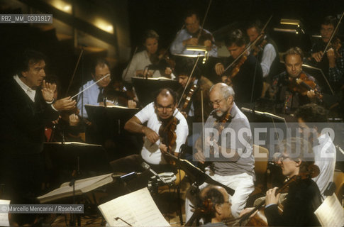 Berlin, 1996. Berliner Philharmoniker in the Berlin Philharmonie conducted by Claudio Abbado / Berlino, 1996. I Berliner Philharmoniker alla Berlin Philharmonie diretti da Claudio Abbado - ©Marcello Mencarini/Rosebud2