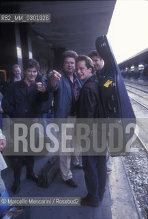 Rome, 1996. Berliner Philharmoniker departing from Termini Station  / Roma, 1996. I Berliner Philharmoniker in partenza dalla Stazione Termini - ©Marcello Mencarini/Rosebud2