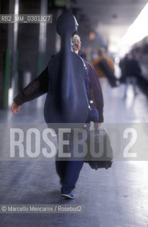 Rome, 1996. Berliner Philharmoniker departing from Termini Station  / Roma, 1996. I Berliner Philharmoniker in partenza dalla Stazione Termini - ©Marcello Mencarini/Rosebud2
