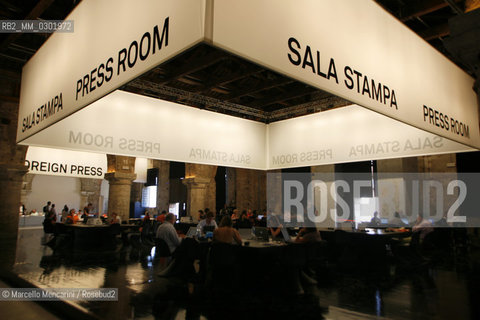 Venice Architecture Biennale 2008. Press Room / Biennale Architettura di Venezia 2008. Sala Stampa - ©Marcello Mencarini/Rosebud2