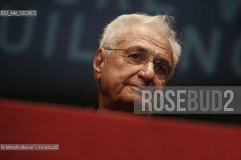 Venice Architecture Biennale 2008. American architect Frank Gehry / Biennale Architettura di Venezia 2008. Larchitetto Frank Gehry - ©Marcello Mencarini/Rosebud2
