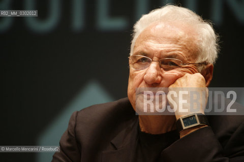 Venice Architecture Biennale 2008. American architect Frank Gehry / Biennale Architettura di Venezia 2008. Larchitetto Frank Gehry - ©Marcello Mencarini/Rosebud2
