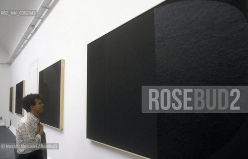 43th Venice Art Biennale, 1988. Works by Alberto Burri / 43a Biennale Arte di Venezia, 1988. Opere di Alberto Burri - ©Marcello Mencarini/Rosebud2