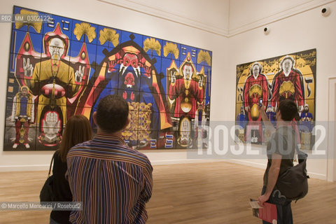 Venice Art Biennale 2005. Ginkgo Pictures by Gilbert & George / Biennale Arte di Venezia 2005. Ginkgo Pictures di Gilbert & George- ©Marcello Mencarini/Rosebud2