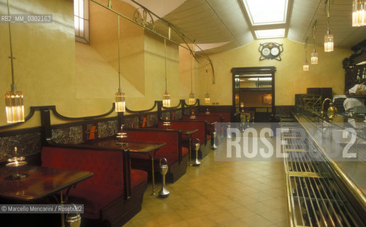 Rome, Palazzo Montecitorio, seat of the Italian Chamber of Deputies. La Buvette (cafeteria) / Palazzo Montecitorio, Roma, sede della Camera dei Deputati. La Buvette - ©Marcello Mencarini/Rosebud2