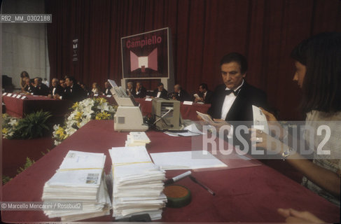 Venice, 1993. Campiello Literary Prize, counting of votes / Venezia, 1993. Premio Letterario Campiello, scrutinio dei voti - ©Marcello Mencarini/Rosebud2