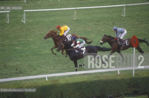 Italian Derby at Capannelle Hippodrome, Rome about 1988 / Derby di galoppo all ippodromo Le Capannelle, Roma 1988 circa - ©Marcello Mencarini/Rosebud2