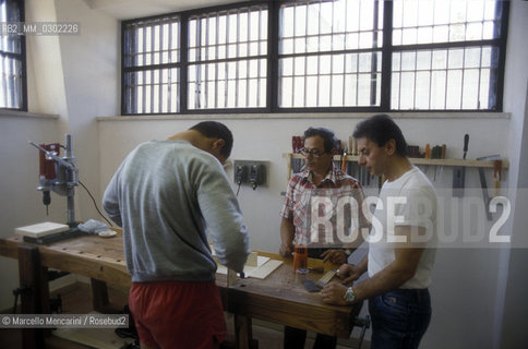 Rome, Casal del Marmo Juvenile Prison. Workshop / Roma, Carcere Minorile di Casal del Marmo. Laboratorio - ©Marcello Mencarini/Rosebud2