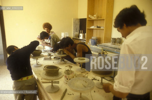 Rome, Casal del Marmo Juvenile Prison. Pottery workshop / Roma, Carcere Minorile di Casal del Marmo. Laboratorio di ceramica - ©Marcello Mencarini/Rosebud2