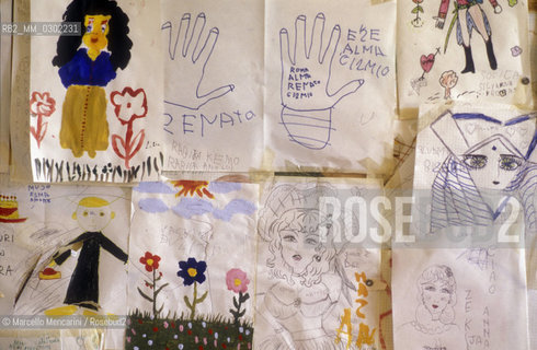 Rome, Casal del Marmo Juvenile Prison. Drawings of some inmates / Roma, Carcere Minorile di Casal del Marmo. Disegni dei detenuti - ©Marcello Mencarini/Rosebud2