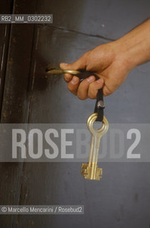 Rome, Casal del Marmo Juvenile Prison. Key of a cell / Roma, Carcere Minorile di Casal del Marmo. Chiave di una cella - ©Marcello Mencarini/Rosebud2