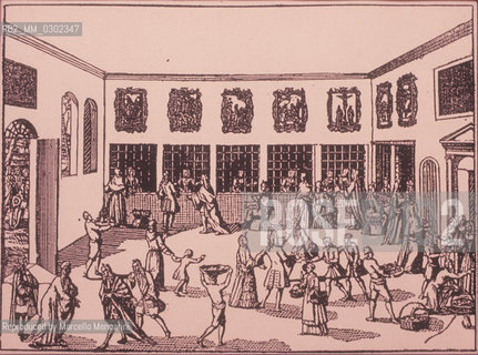 Drawing of the nunnery of the St. Mary of Angels Church at Murano Island. Here Giacomo Casanova went to meet his mistress C.C. and here he knew another love of his life, the nun M.M  (illustration from the Mémoires) / Disegno del convento della chiesa di Santa Maria degli Angeli a Murano (illustrazione dalle Memorie) - Reproduced by Marcello
/Rosebud2