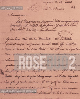 Letter by M. de Bausset to the Duke of Choiseul about Giacomo Casanova as a spy / Lettera di M. de Bausset al duca di Choiseul sullattività di Giacomo Casanova come spia  - Reproduced by Marcello Mencarini
/Rosebud2