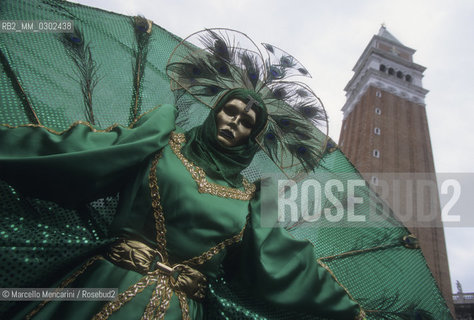 Venice Carnival 1998 dedicated to Giacomo Casanova. Mask / Carnevale di Venezia 1998 dedicato a Giacomo Casanova. Maschera - ©Marcello Mencarini/Rosebud2