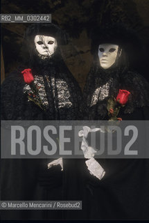 Venice Carnival 1998 dedicated to Giacomo Casanova. Masks / Carnevale di Venezia 1998 dedicato a Giacomo Casanova. Maschere - ©Marcello Mencarini/Rosebud2